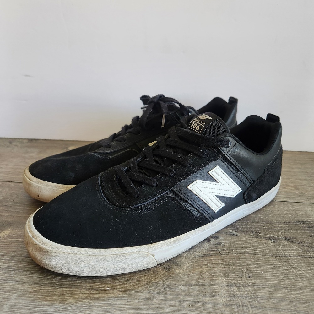 New Balance Numeric Jamie Foy 306 Mens Skate Shoes Black White NM306BLJ Size 13